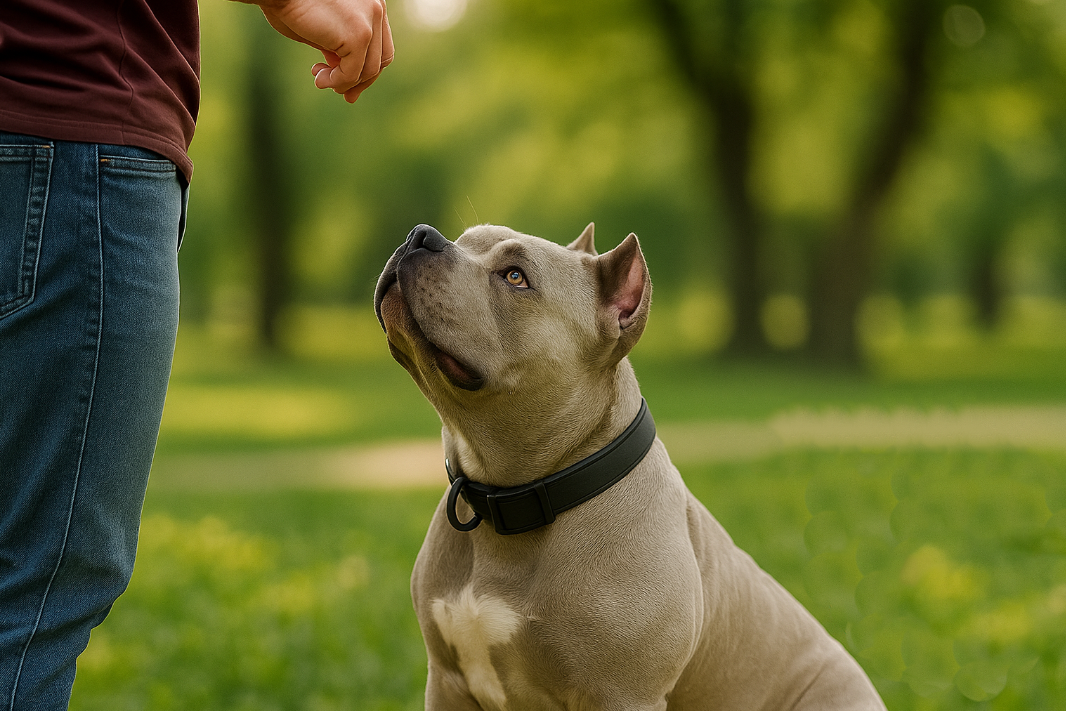 Master American Bully training in Pennsylvania using proven positive reinforcement methods. Boost obedience, socialization, and your bond with your Bully.