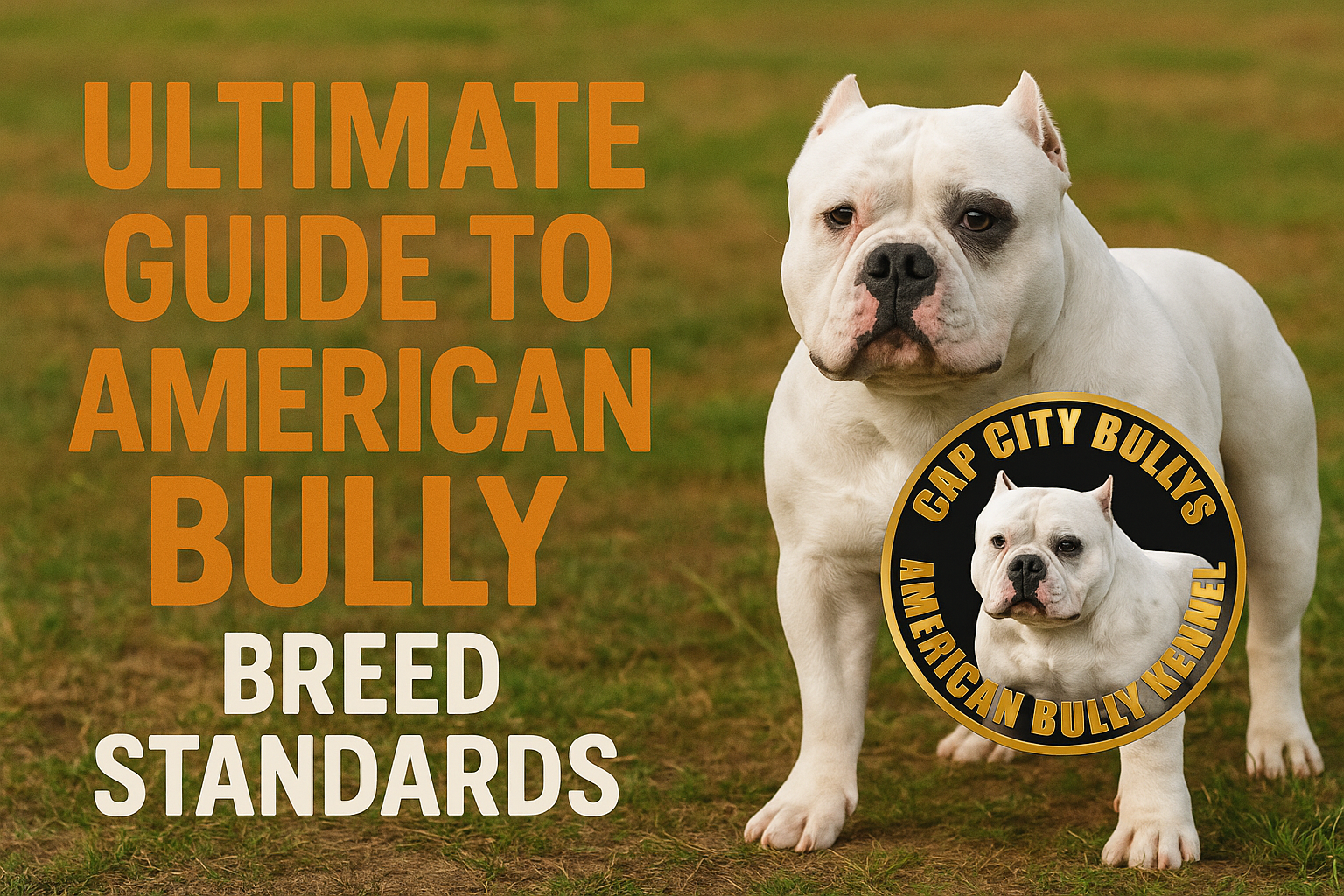 american bully breed standards guide, Erie, PA breeder Cap City Bullys