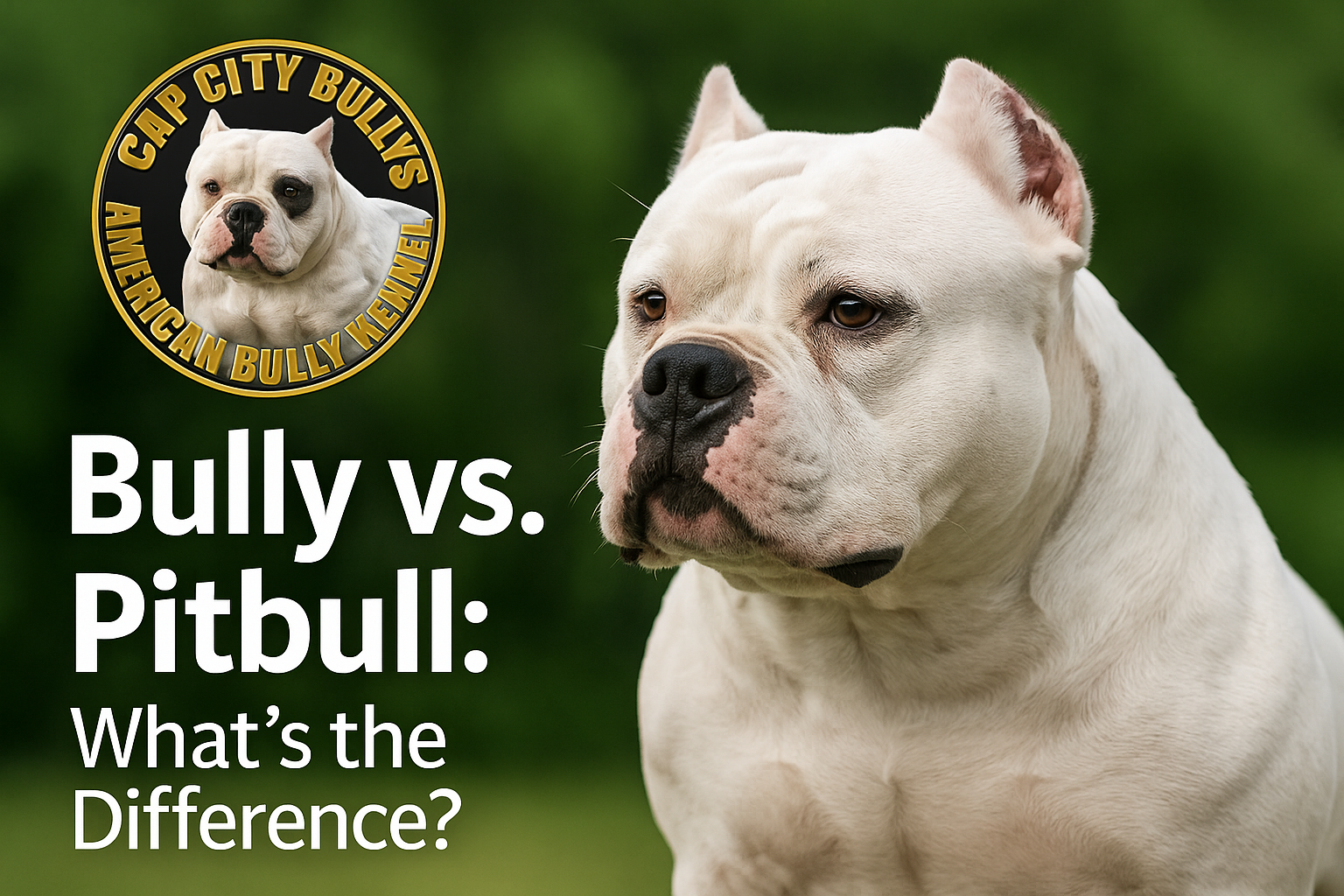American Bully vs Pitbull: what's the difference between a bully and a pitbull